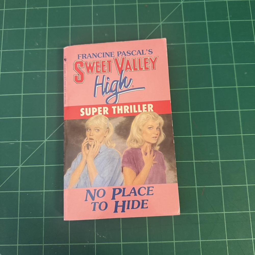 Francine Pascal Sweet Valley High Super Thriller No Place To Hide Pink PB USA